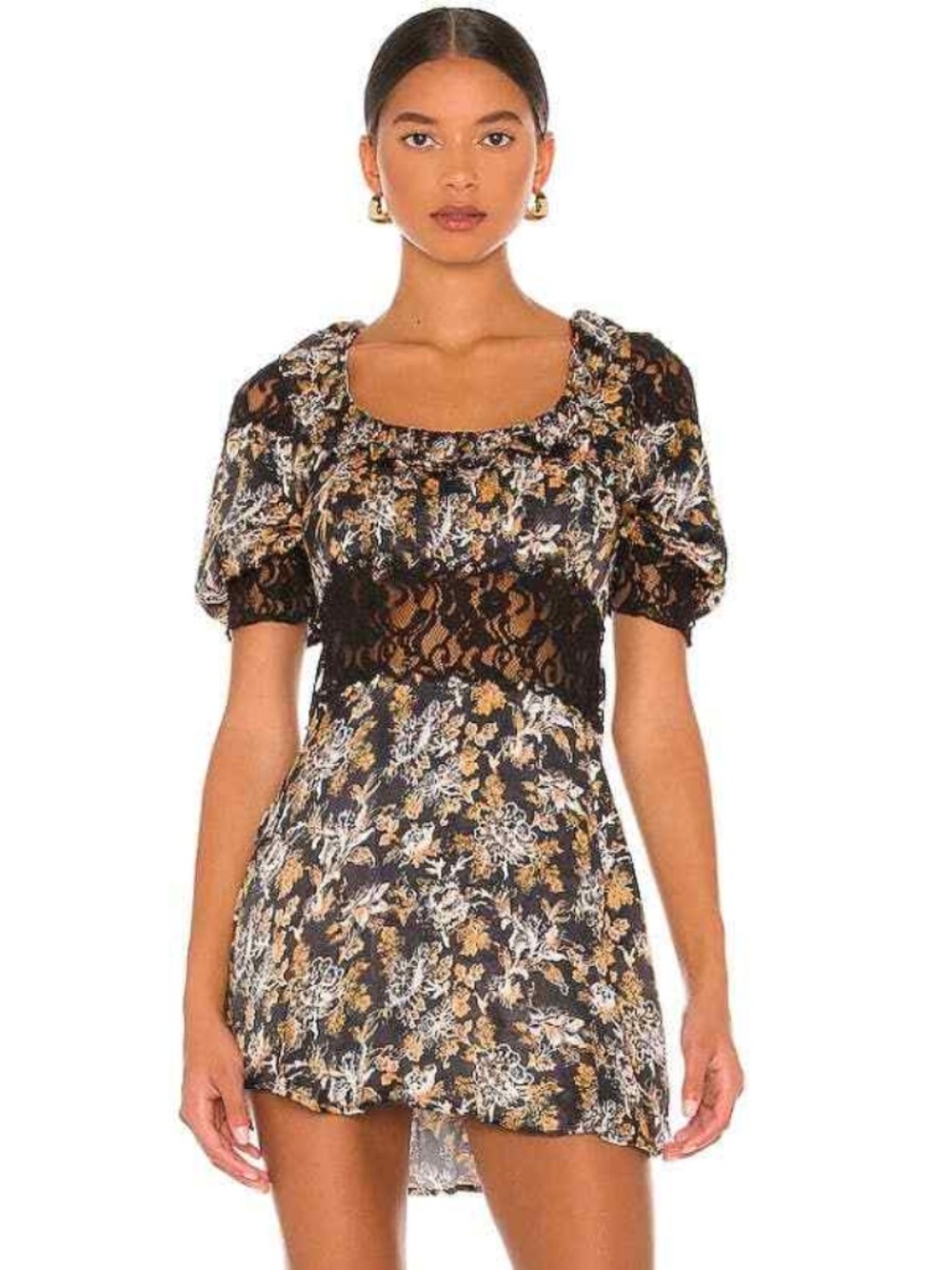 NWT Free People Lucie Mini in Black and Tan Combo - Size 8!  Cute Bohemian Style